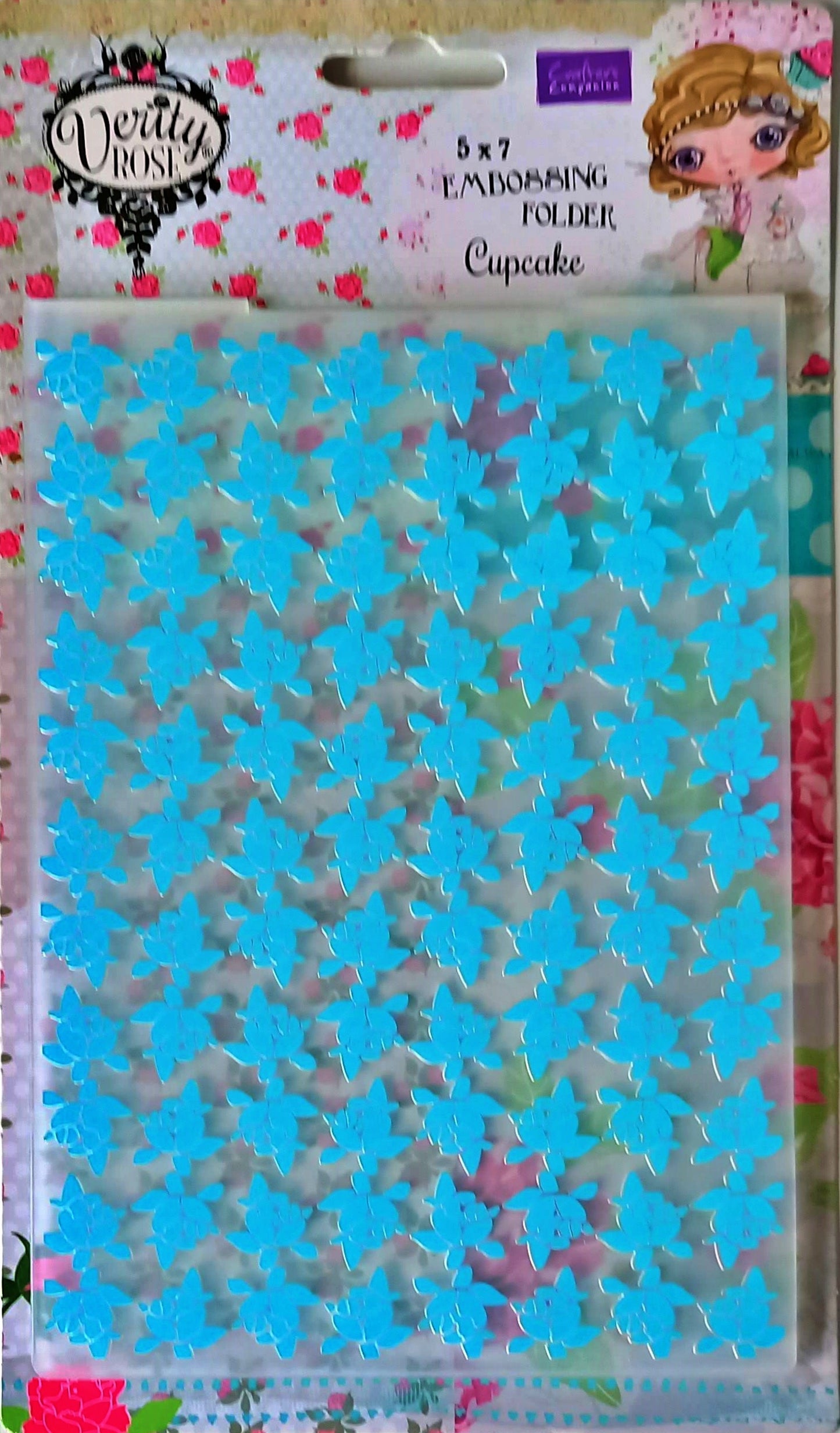 Verity Rose 5 x 7" Embossing Folder "Cupcake"