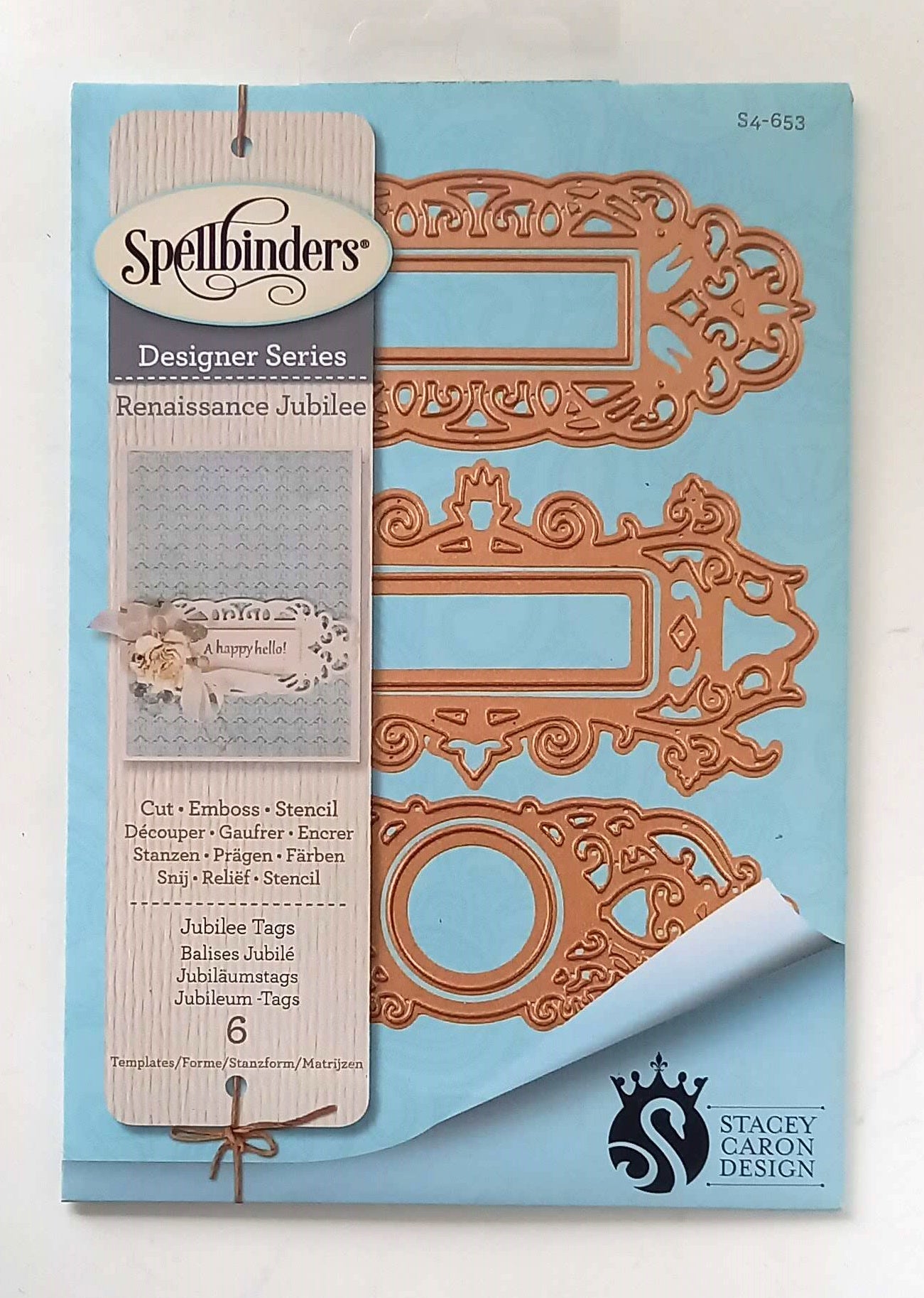 Spellbinders Renaissance Jubilee Cutting Dies Set of 6 Designs