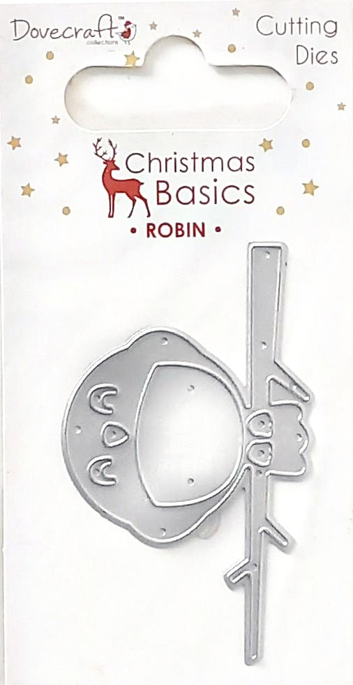 Dovecraft Christmas Basics Robin Cutting Die