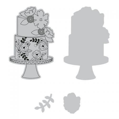 Sizzix Framelits Floral Cake 662167