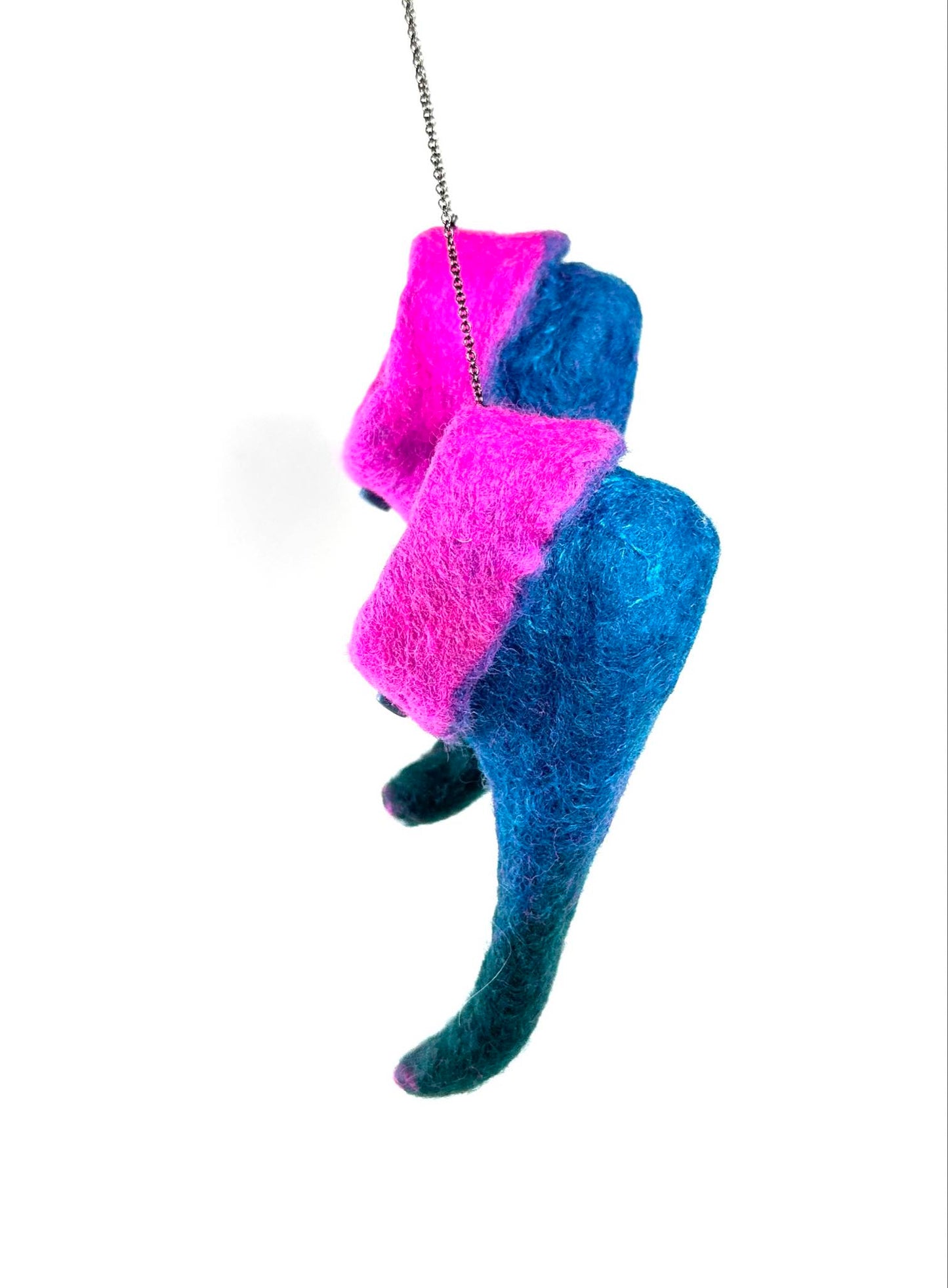 Felted Fairy Shoes on a chain small boxed