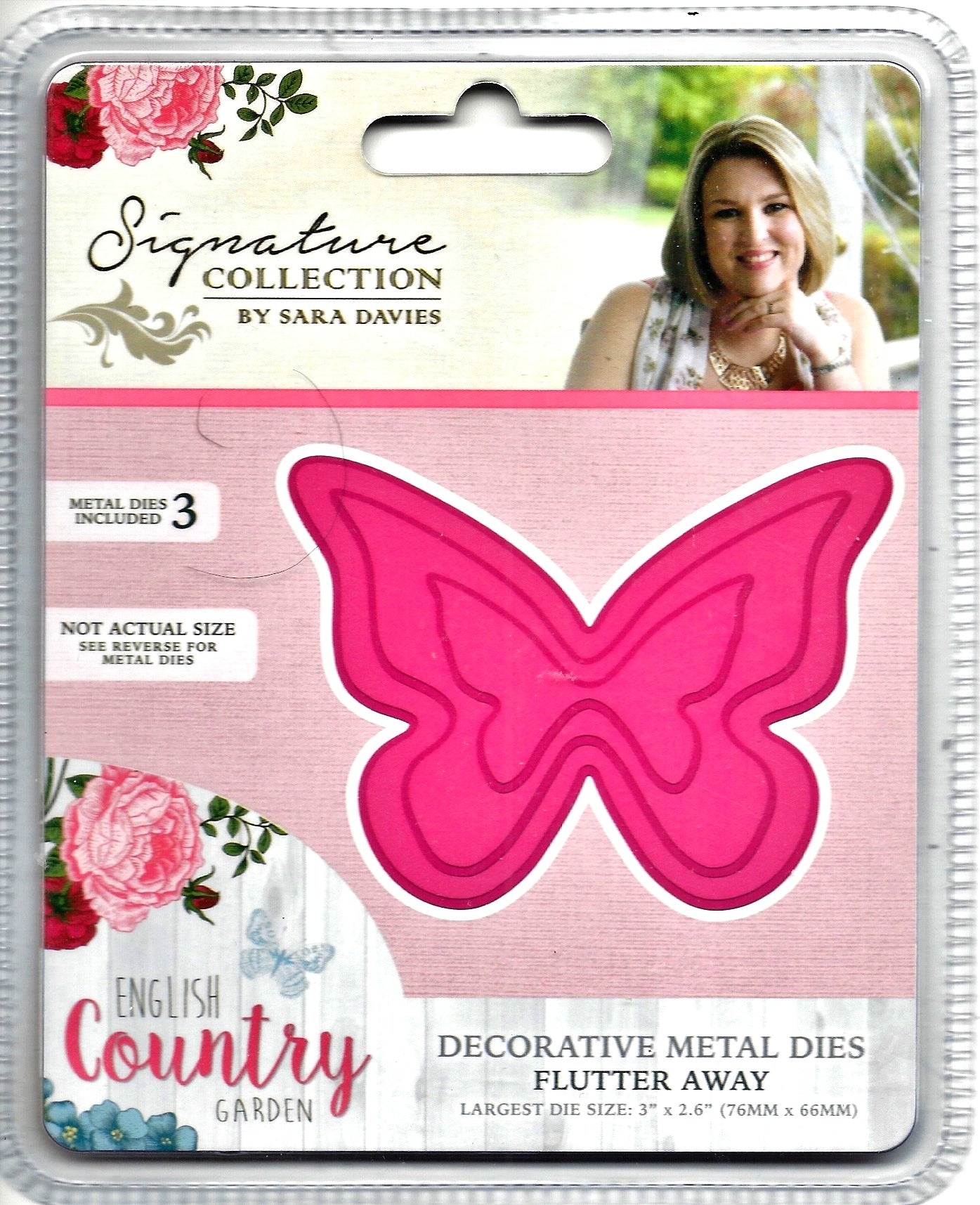 Signature Collection English Country Garden by Sara Davies Flutter Away Decorative Metal Dies
