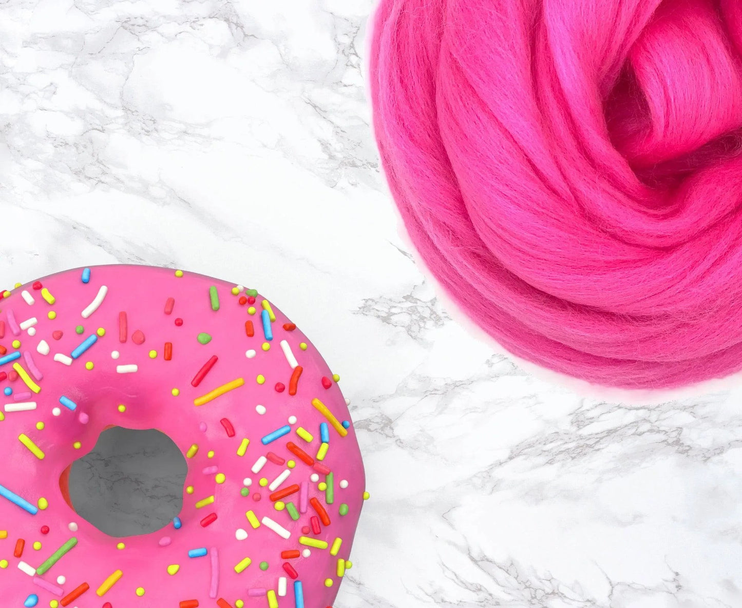 Flow Pink Merino Top 25g