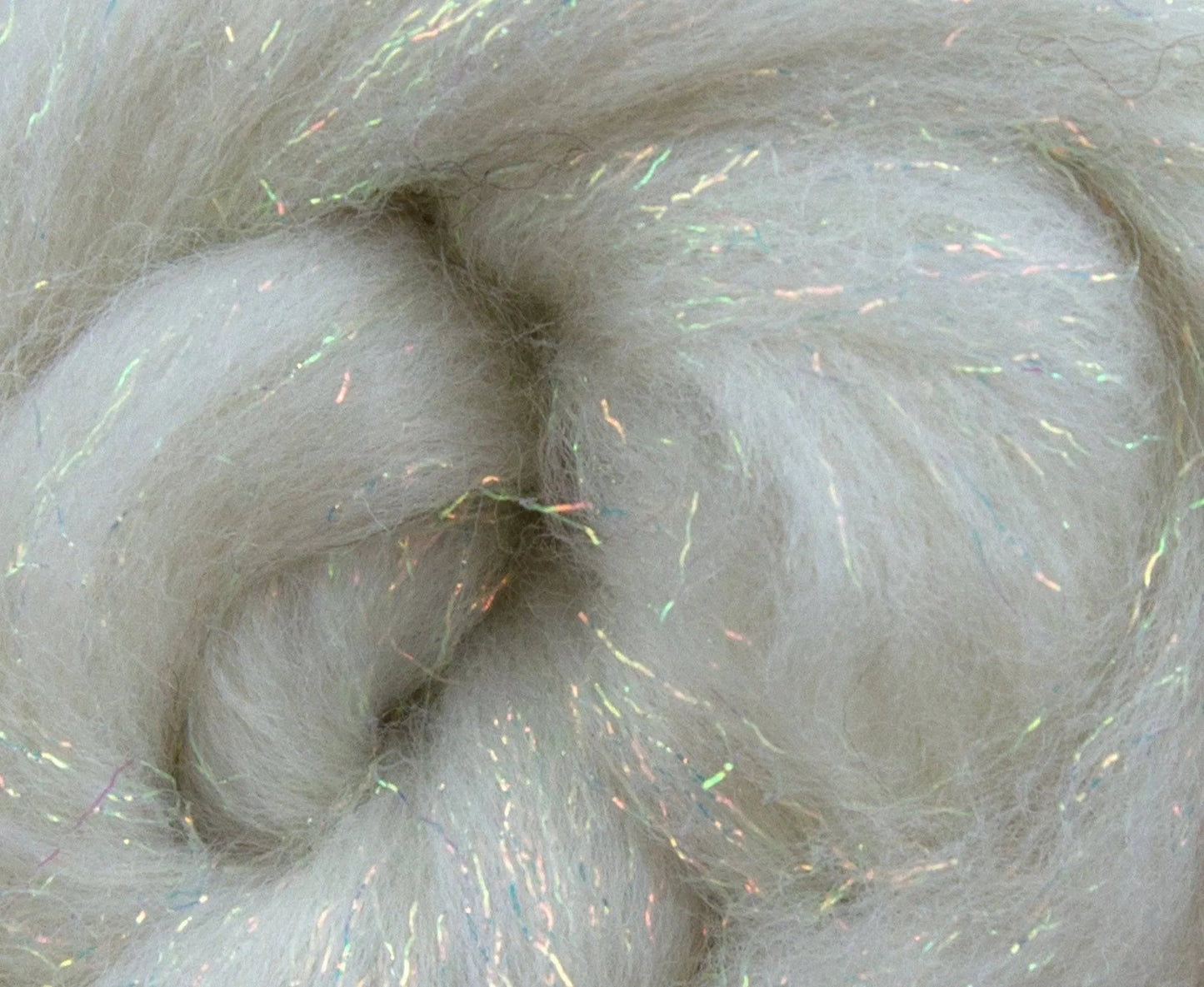Glitter White/Icicle Merino Top 25g