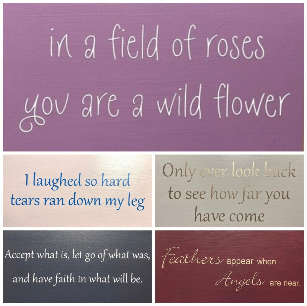 Handmade Wooden Plaques